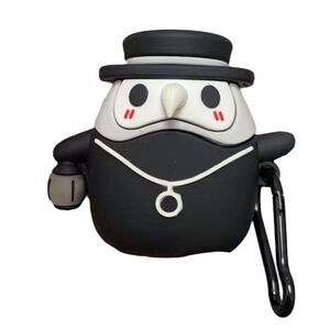 New Plague Doctor Earphone Case Apple AirPods 3 Halloween Glows Goth Silicone